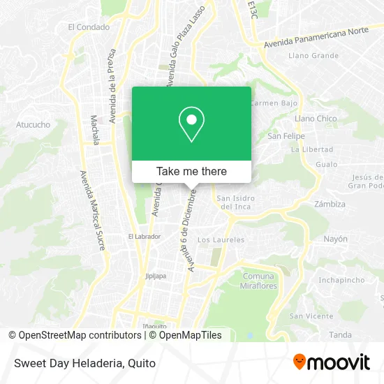 Sweet Day Heladeria map