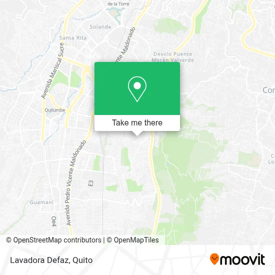 Lavadora Defaz map
