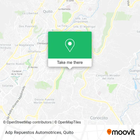 Adp Repuestos Automotrices map