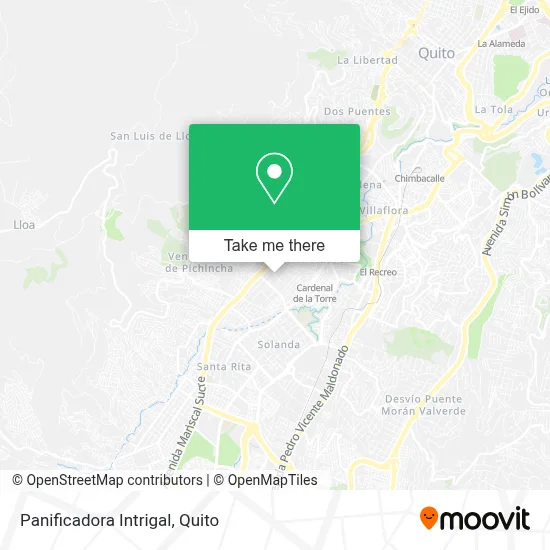 Panificadora Intrigal map