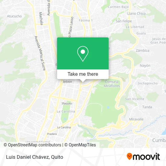 Luis Daniel Chávez map