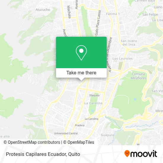 Protesis Capilares Ecuador map