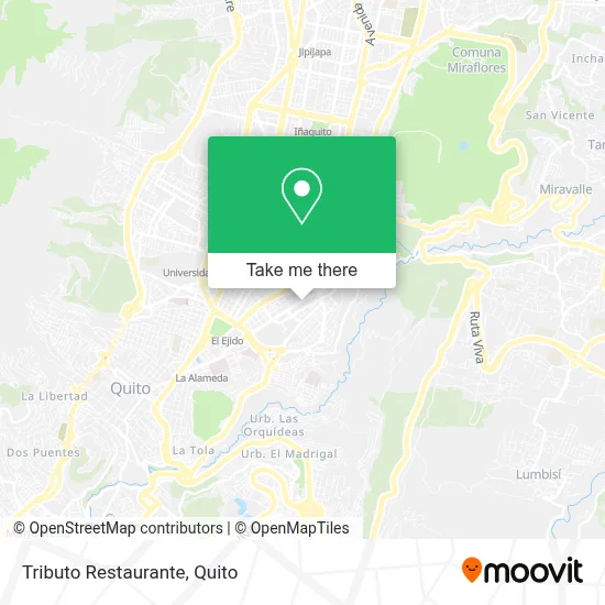 Tributo Restaurante map