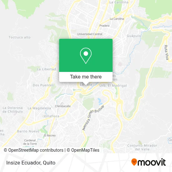 Insize Ecuador map