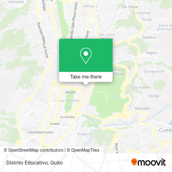 Distrito Educativo map
