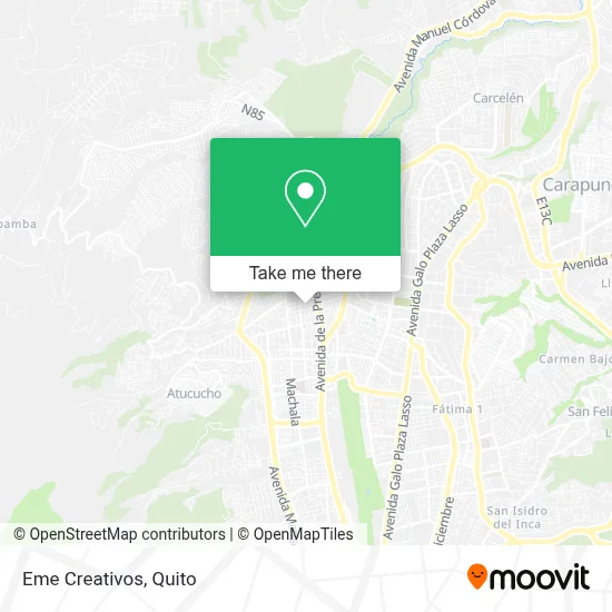 Eme Creativos map