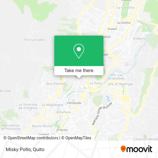 Misky Pollo map