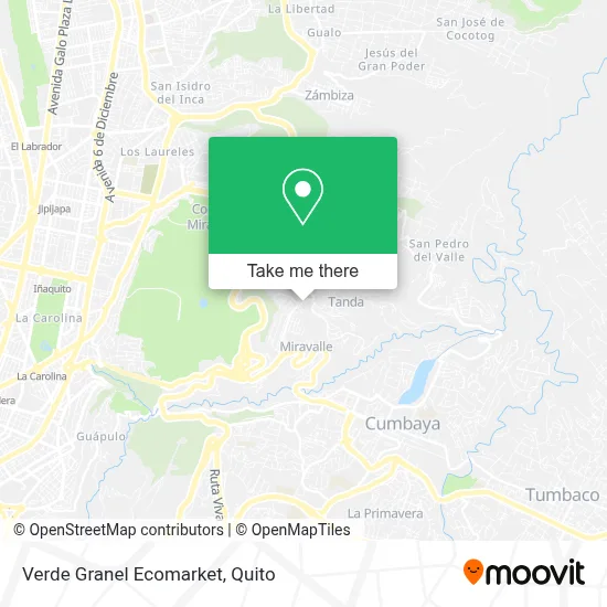 Verde Granel Ecomarket map