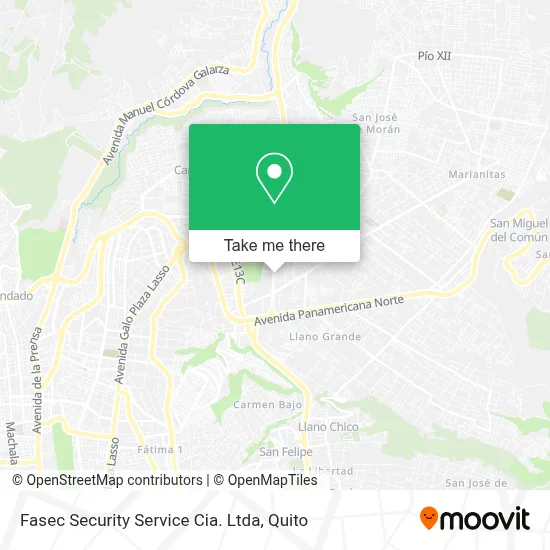 Fasec Security Service Cia. Ltda map