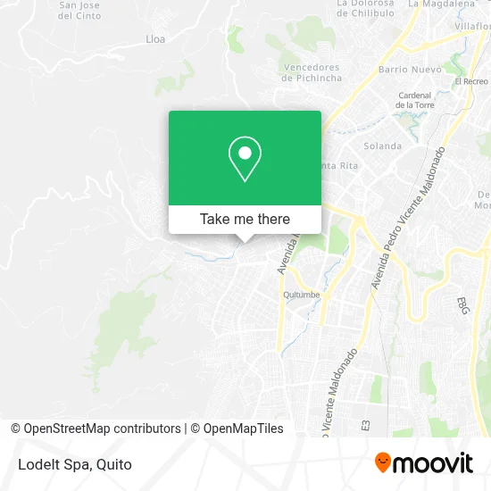 Lodelt Spa map