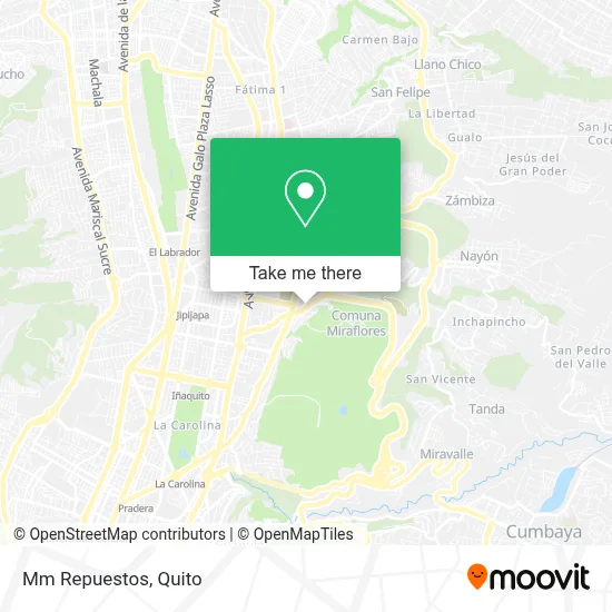 Mm Repuestos map