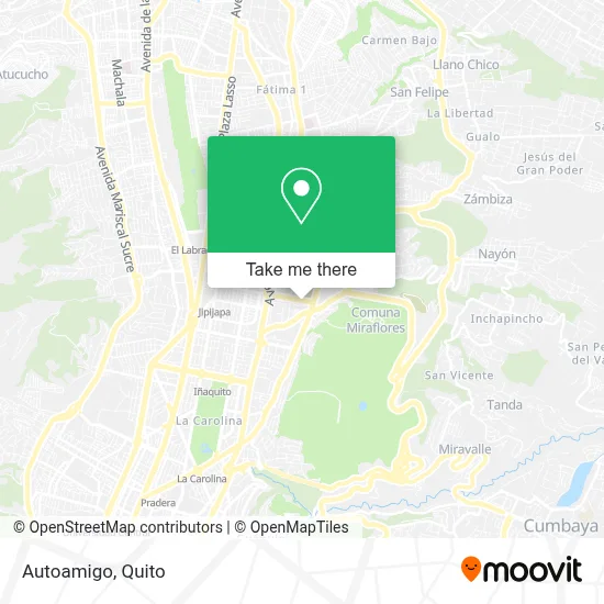 Autoamigo map