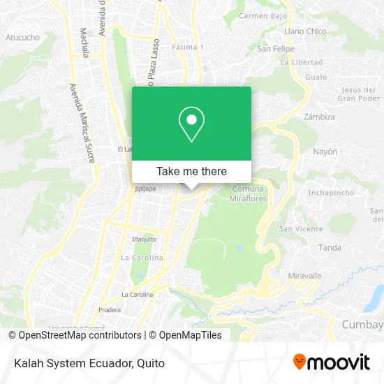 Kalah System Ecuador map