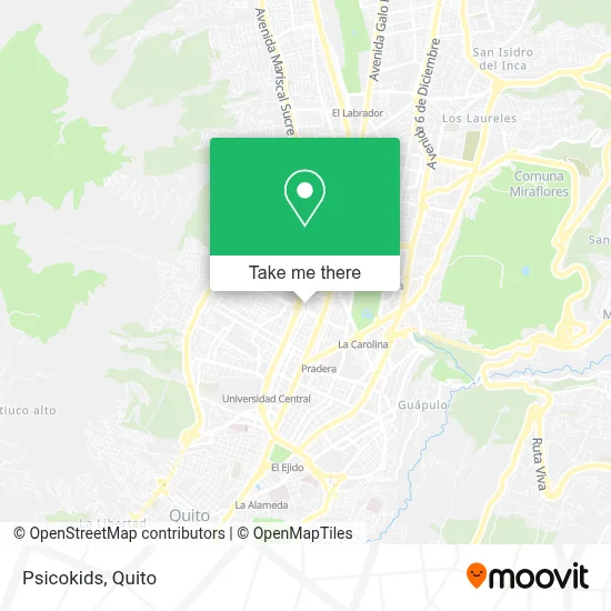Psicokids map