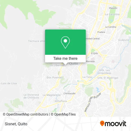 Sisnet map