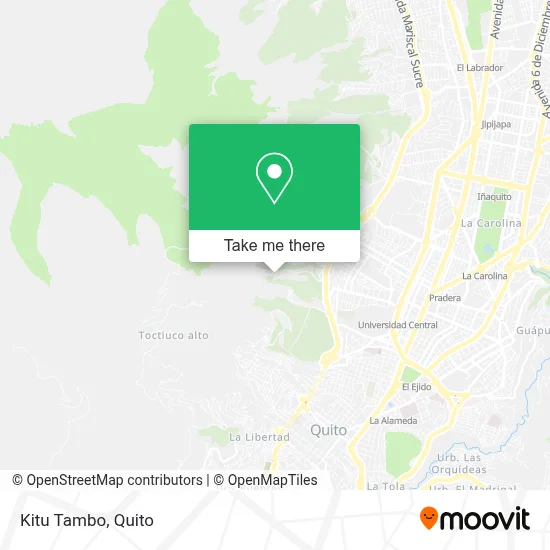 Kitu Tambo map