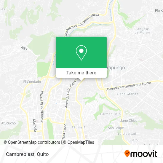 Cambreplast map