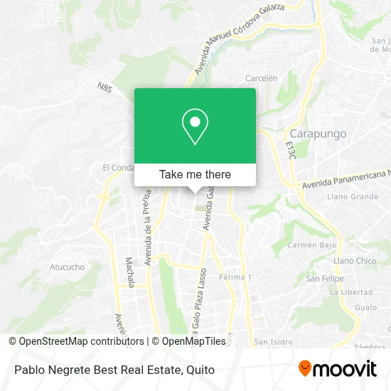 Pablo Negrete Best Real Estate map