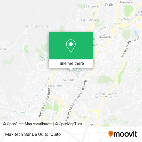 Maxitech Sur De Quito map