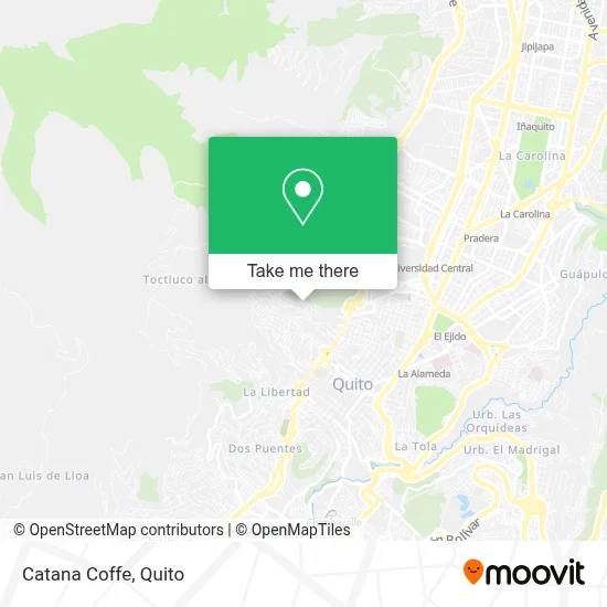 Catana Coffe map