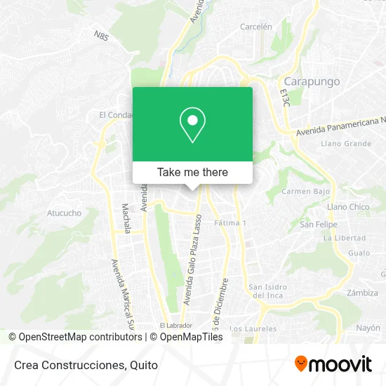 Crea Construcciones map