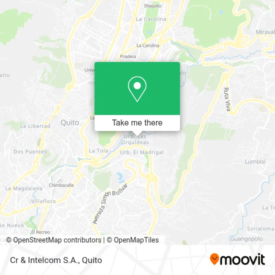 Cr & Intelcom S.A. map