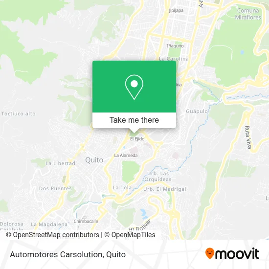 Automotores Carsolution map