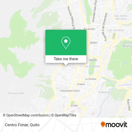 Centro Fonar map