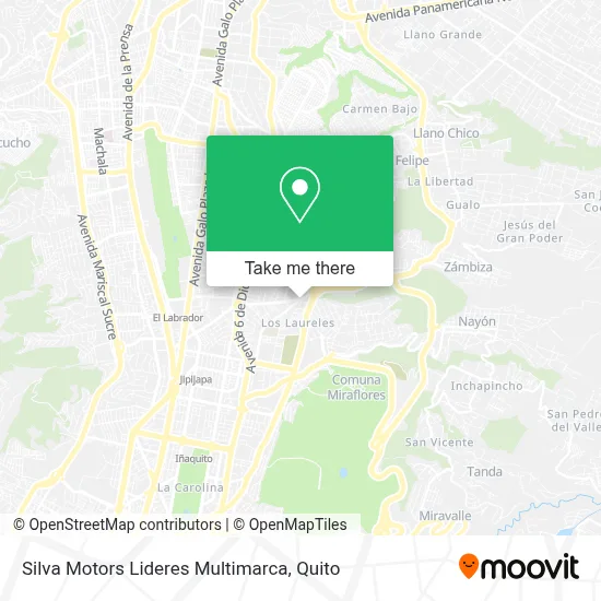 Silva Motors Lideres Multimarca map