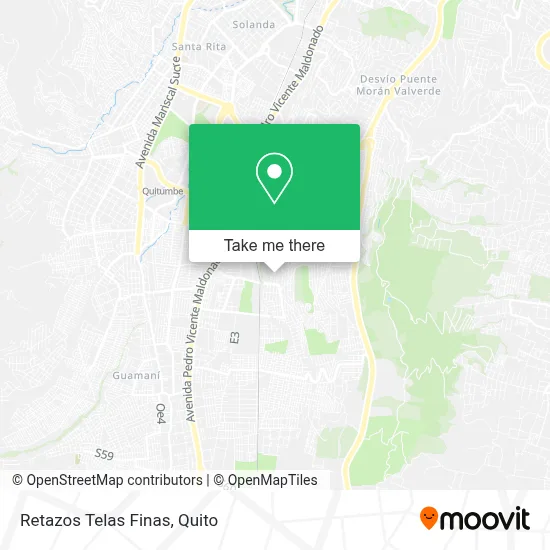 Retazos Telas Finas map