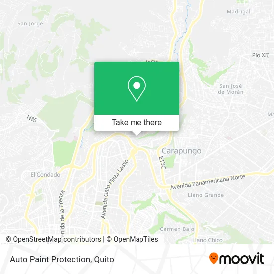 Auto Paint Protection map