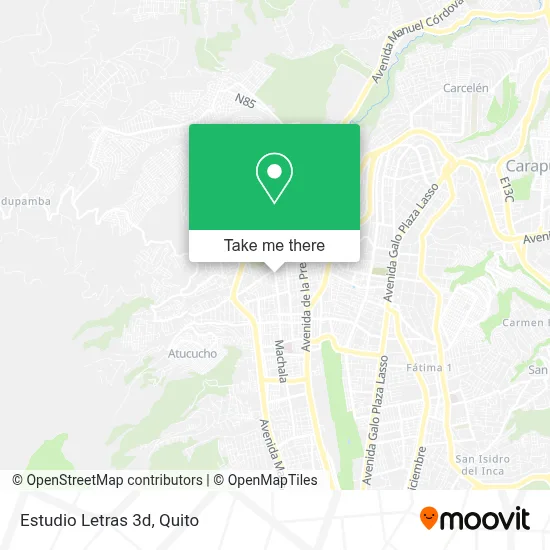 Estudio Letras 3d map