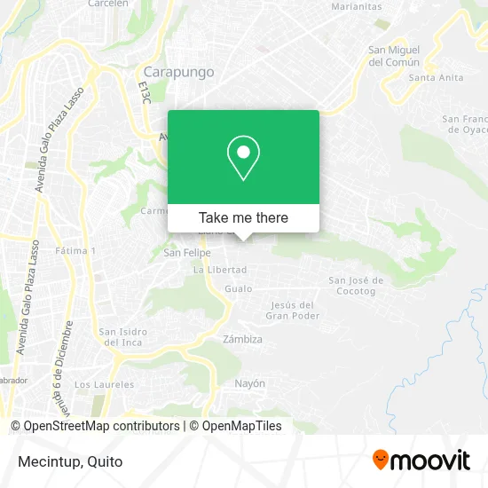 Mecintup map