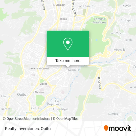 Realty Inversiones map