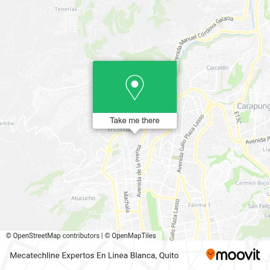 Mecatechline Expertos En Linea Blanca map