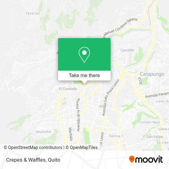 Crepes & Waffles map