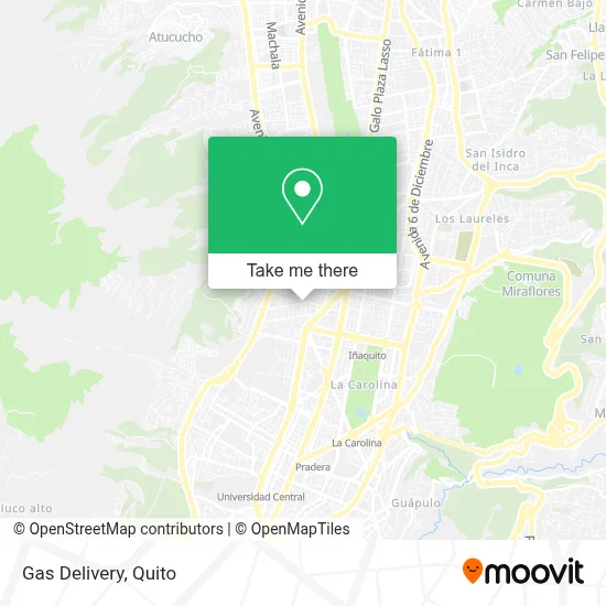 Gas Delivery map