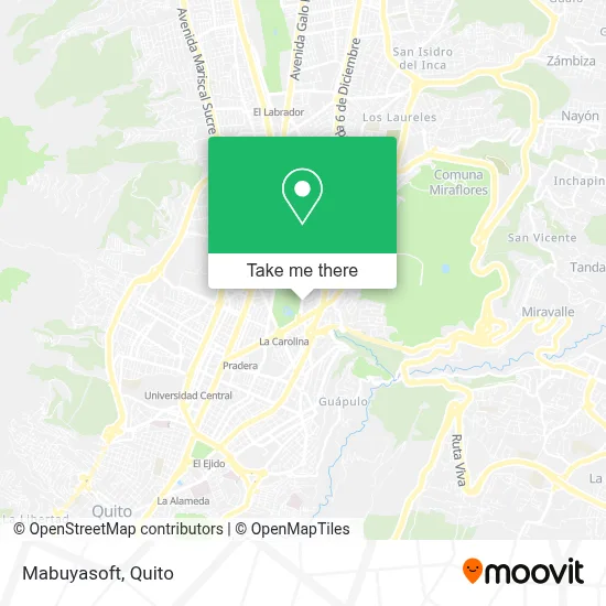 Mabuyasoft map
