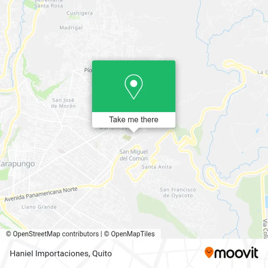 Haniel Importaciones map