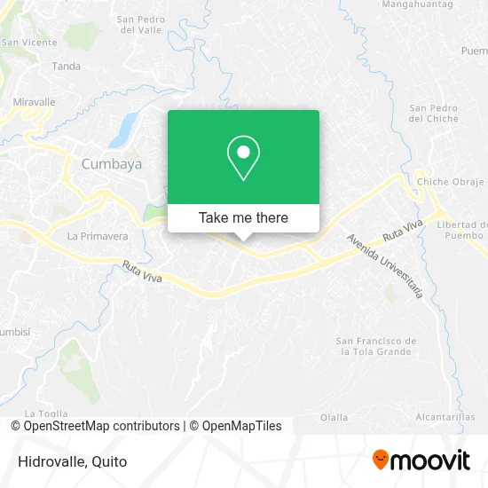 Hidrovalle map
