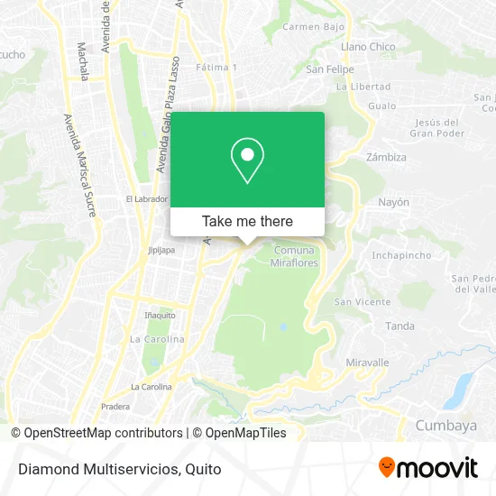 Diamond Multiservicios map