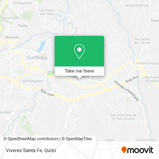 Viveres Santa Fe map