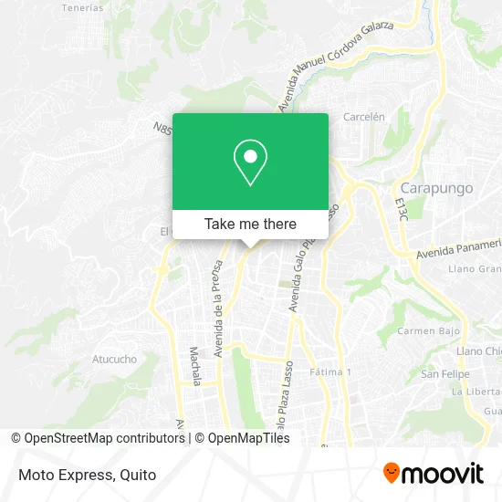 Moto Express map