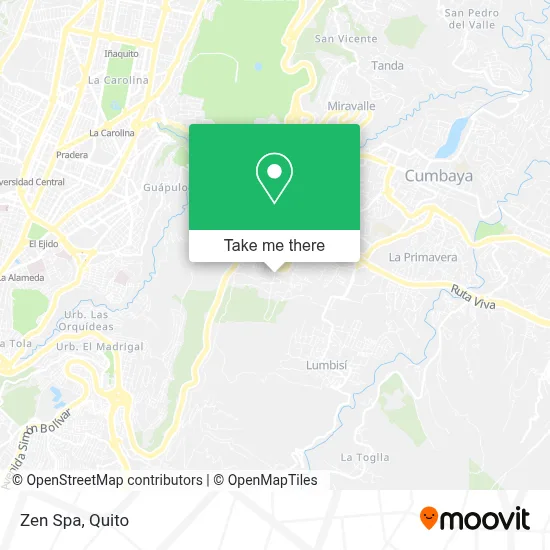 Zen Spa map