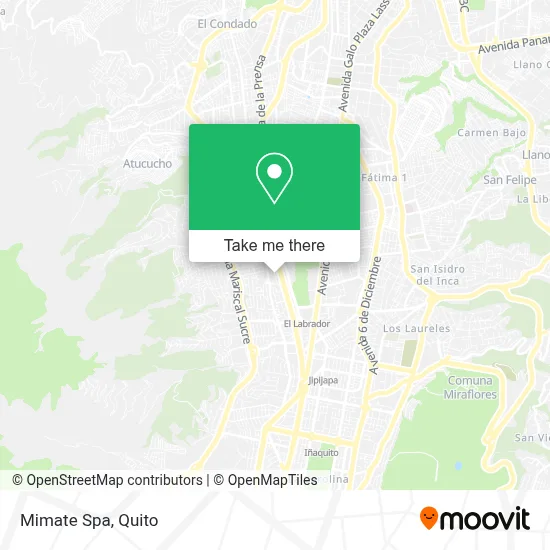 Mimate Spa map