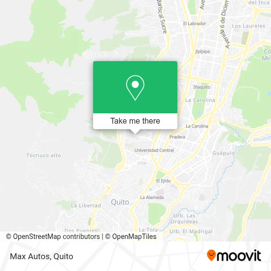 Max Autos map