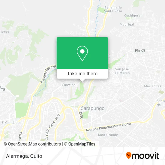 Alarmega map