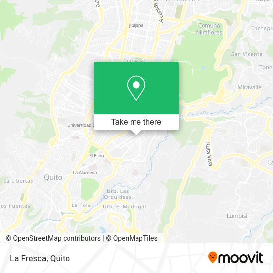 La Fresca map