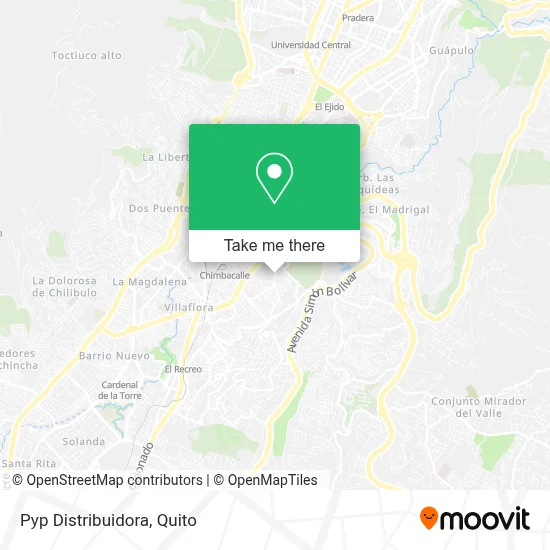 Pyp Distribuidora map