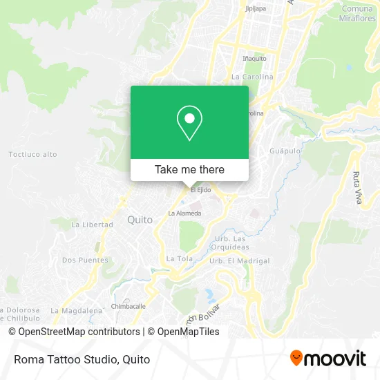 Roma Tattoo Studio map